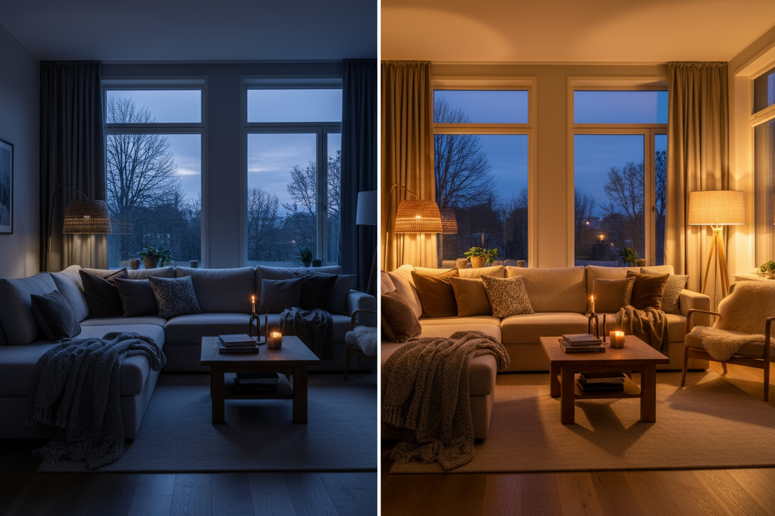 Warm Lighting Plan (Early-Winter Edition): Make rooms feel cozier at night without changing your furniture