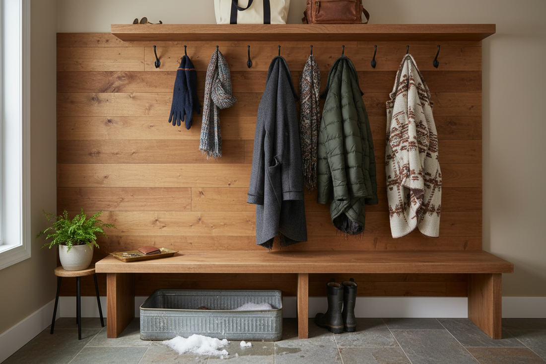 Coat Wall Setup (Early-Winter Edition): Hooks, drip control, and a one-minute reset that ends entryway pileups