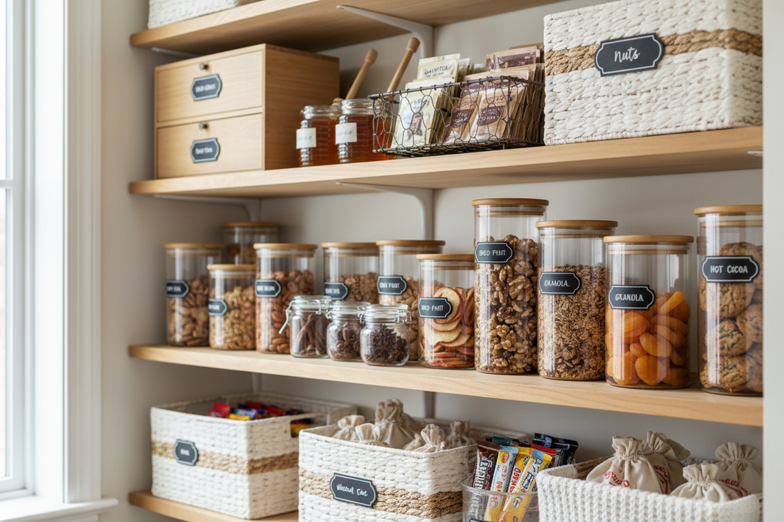 Pantry Snack Zone Setup (Early-Winter Edition): Stop the daily “what do we eat?” spiral and keep it tidy