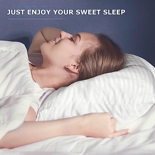 Pillows King Size Set of 2, Soft Down Alternative Bed Pillows for Sleeping, King Pillows 2 Pack for Back, Stomach or Side Sleepers, Cooling Fluffy Hotel Pillows, Machine Washable