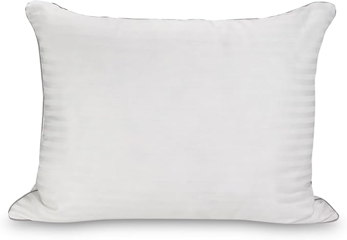 Set of 2 Bed Pillows for Sleeping Queen Size | Comfortable and Supportive | Premium Soft Down Alternative Microfiber Filled | Back and Side Sleeper Pillow