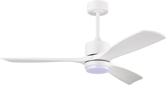 Tariq 52-inch Solid Wood and Metal Lighted Ceiling Fan with LED Lighting