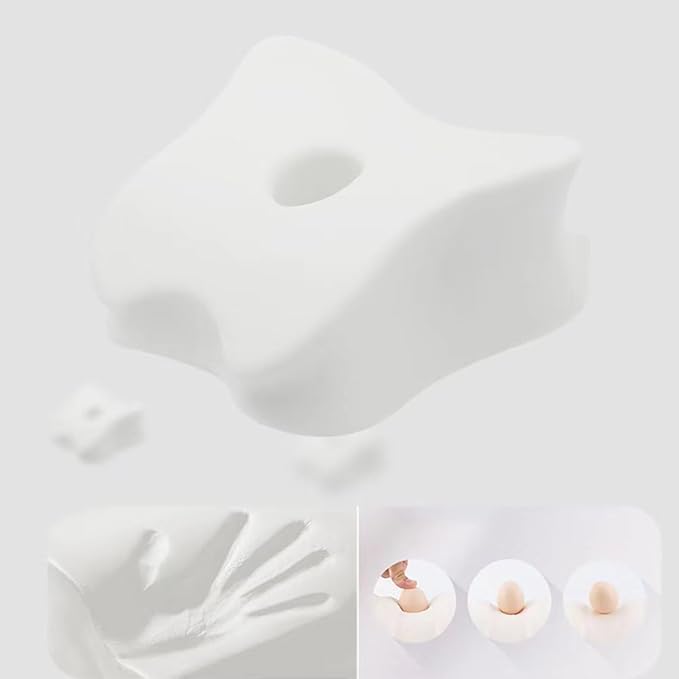 Knee & Leg Pillows | Memory Foam Support Pillow | Leg Pillows for Sleeping,Leg Pain, Knees Pain, Joints Pain & Pregnancy Bed Leg Cushion for Side Sleepers (Blue)