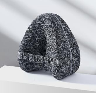 Knee Pillow for Side Sleepers Hip Pain, Ergonomics Leg Foam Support Pillow with Strap, Ventilation Between Leg Pillow for Side Sleeping for Protecting The Spine, Relieving Joint & Sciatica