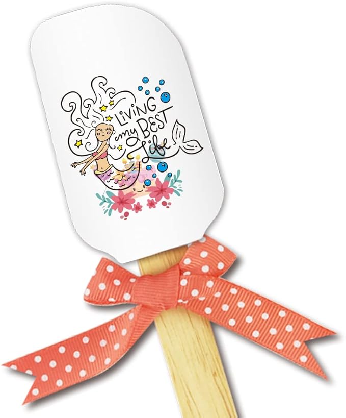 Mermaid Funny Baking Spatulas, Baking Kids Set, Baking Gift for Kids, Girls, Baking Kits for Teens Children Kids, Teens Girls
