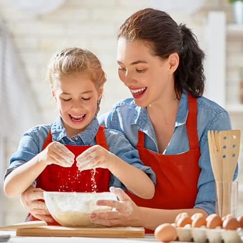 Kids Cooking Baking Gift Set with Recipe Cooking Supplies Cards - Junior Aprons Chef Hat for Girls & Boys - Real Accessories & Utensils for the Curious Child