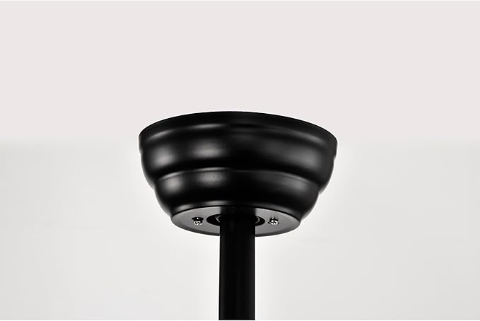 Alistair Matte Black Lighted Ceiling Fan Wooden 5-Blade with Remote