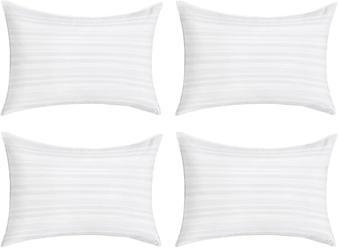 Cosmoluxe Bed Pillows for Sleeping 4 Pack, Hotel Collection Down Alternative Pillows Standard Size (20"x26") Set of 4 for Back, Stomach or Side Sleepers