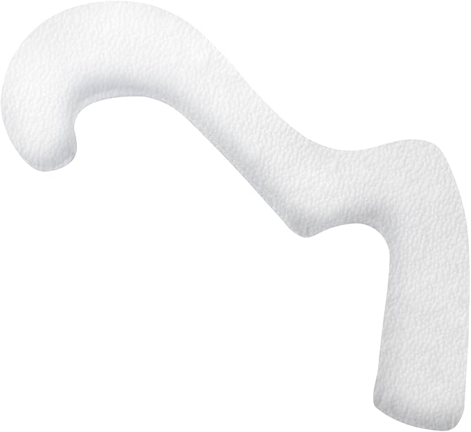 Swan Body Pillowcase, 68 Inches Memory Foam Full Body Pillowcase for Side Sleeper, Long Pillowcase with Contour Support for Back, Knee, Leg Relief - Middle White