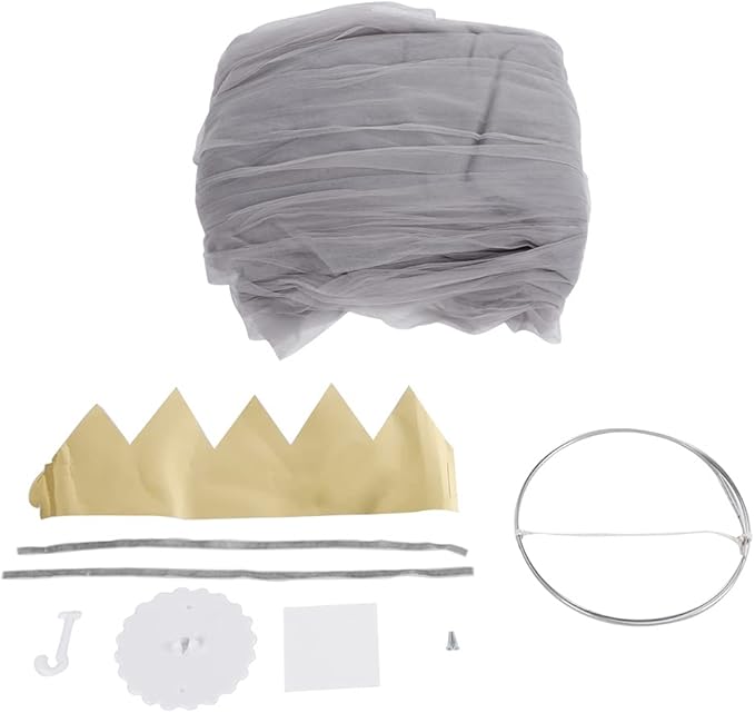 Bed Tent Net Mesh Bed Tent Stylish Breathable Canopy, Canopy Netting with Grey Pink Easy Setup for Bedroom Guest Room (Gray)