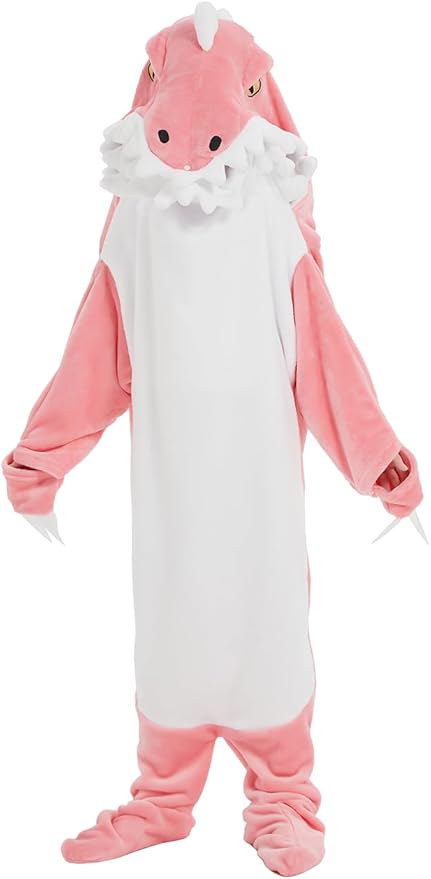 NAFLEAP Wearable Blanket Hoodie kids Shark Dinosaur Onesie Costume Sleep Bag Gifts for Girls