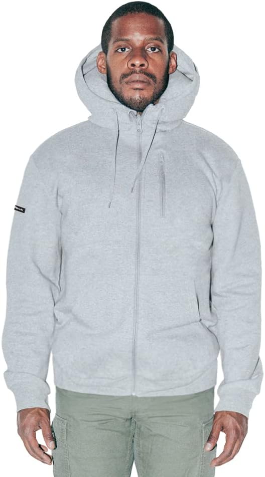 Full Zip Hoodie – Inflatable Built-in Travel Pillow – Comfortable Rest On-The-Go – Perfect for Airplane and Trips