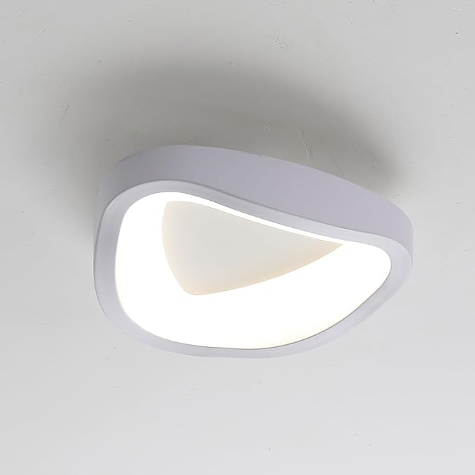 Led Flush Mount Ceiling Light White Modern Close to Ceiling Light Fixture Small 4000k 10w