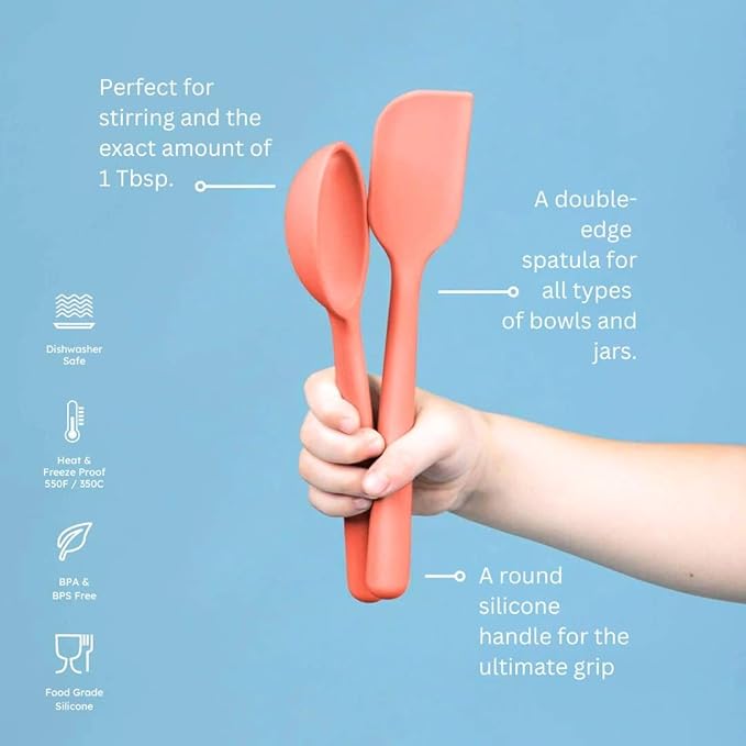 Premium baking utensils for kids: safe, simple & smart. 100% food grade silicone