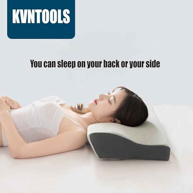 Cervical Anti Snore Pillows - Ergonomic Neck Support Pillow for Neck & Shoulder Pain Relief - Back,Stomach Sleepers,Cervical Neck Pillow,Memory Foam Pillows(Tencel Pillowcase-Normal Feeling)