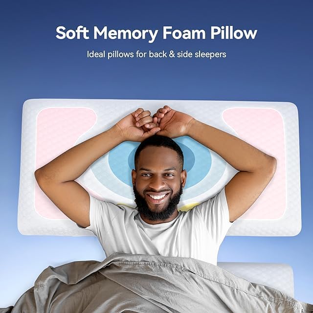 inight Memory Foam Pillows King Size Set of 2, King Size Pillows 2 Pack, King Pillows for Side Sleepers & Back Sleepers, Oeko-tex & CertiPUR-US-King Size (Pack of 2)