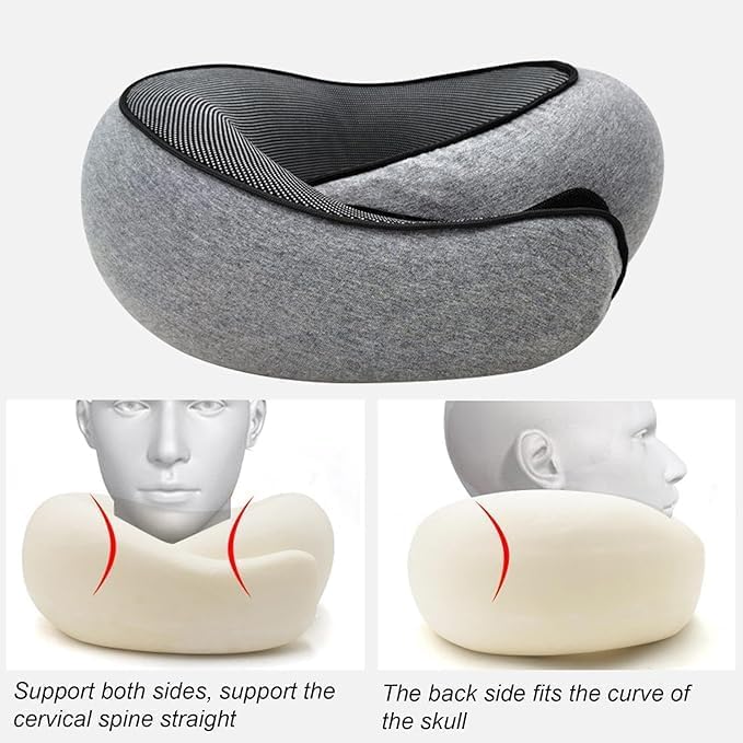 2024 New Travel Pillow,Wander Plus Neck Pillow Airplane, Super Comfy Memory Foam