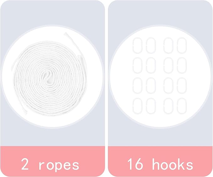 Beautiful Gauze Bunk Bed Curtains Drapes with Lace Privacy Bed Canopy for Bottom, 2 Panels, Rabbit