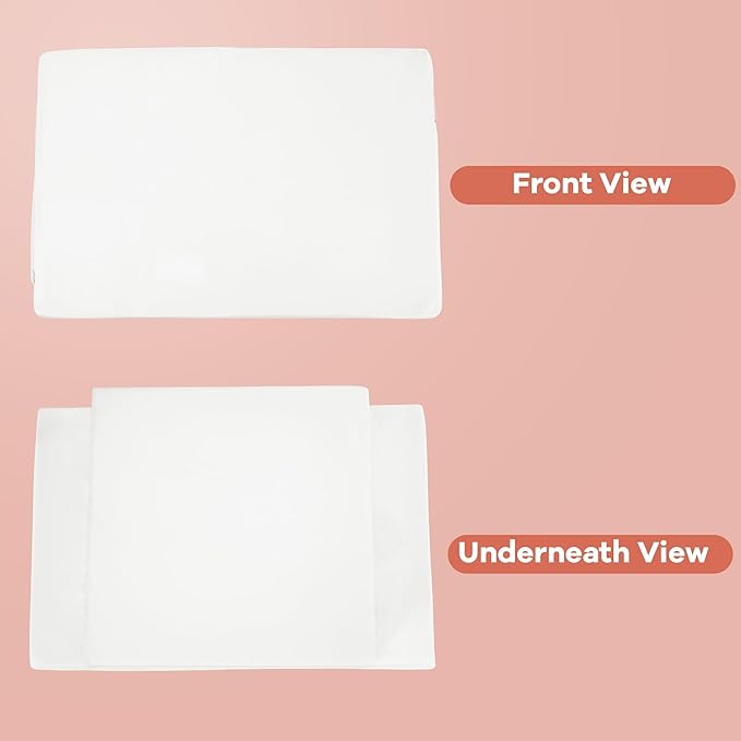 HOMBYS Side Sleeper Pillow with Arm Hole on Both Side, Any Position Winged Pillow for Neck & Shoulder Pain Relief, Super Firm High Density Support Ergonomic Arm Holes Positioner