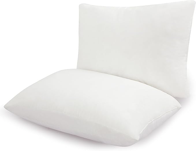 Royale Linen Pillows Queen Size Set Of 2 - Bed Pillows for Sleeping - Cooling Pillow for Back, Stomach or Side Sleepers - Down Alternative Queen Pillows - Soft Hotel Quality (20x30 Inches, Pack Of 2)