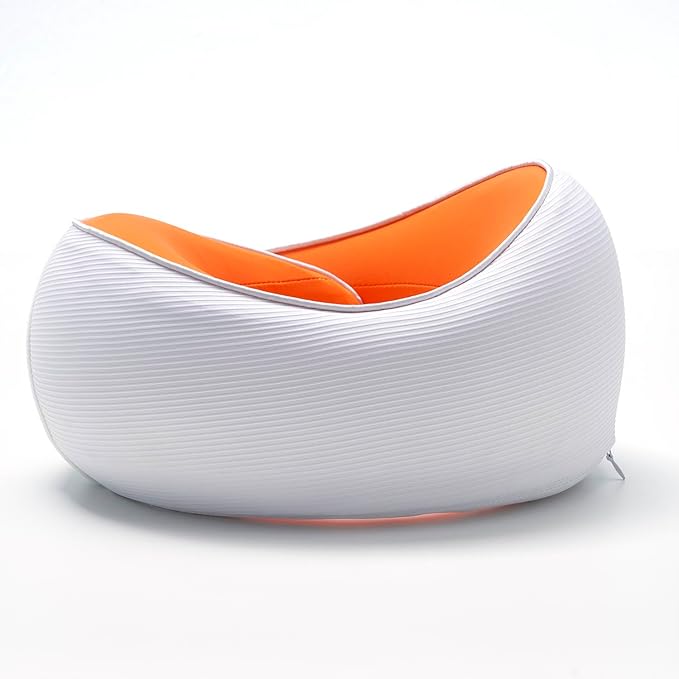 Travel Neck Pillow, Memory Foam Ergonomic Neck Pillow for Travel.Neck Support Travel Pillow for Airplane/Car Trips. Lightweight Design for Neck Pain Relief. Plane Pillow. Neck Travel Pillow