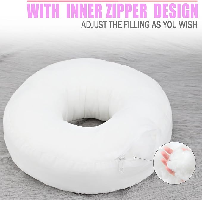 Easy to Clean Ear Hole Piercing Pillows for Ear Pain with Removable Pillowcase Cushion Head Neck Support Sleeping with Fresh Pierced Ear Earings