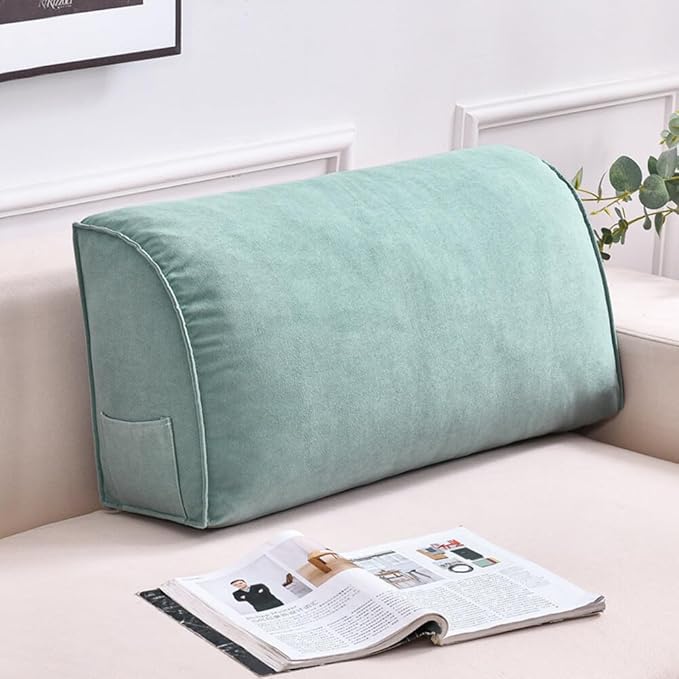 Couch Back Cushion Decorative Throw Pillows with Removable Pillowcase Sofa Waist Cushion Lumbar Support Backrest Pillow for Living Room Headboard Reading Pillow