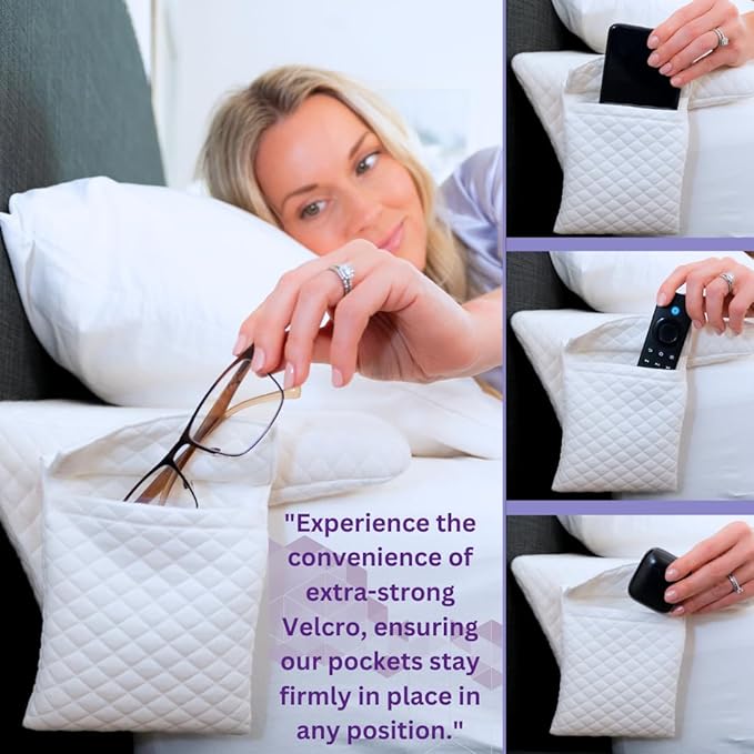 Bed Wedge Pillow for headboard Mattress Gap DuoWedge lux. The Perfect Filler for Gaps up to 7" (Grey, Cal-King 72")