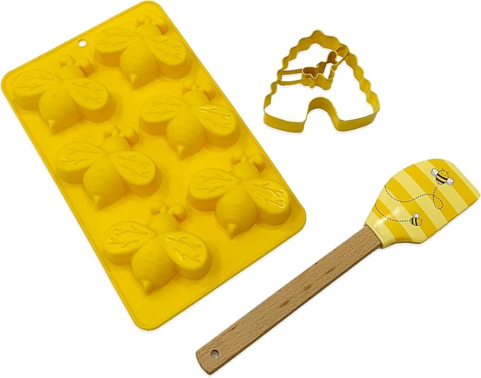 Spring Fling Busy Bee 3-piece Real Baking Set with Recipes