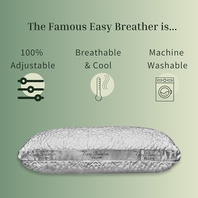 Nest Bedding Easy Breather Memory Foam Pillow Junior