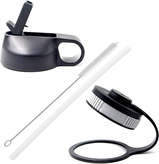 40 oz Basketball Water Bottle, Flask Sports with 2 Lids 18/8 Stainless Steel Travel Tumbler Double Wall Vacuum Insulated Hot/Cold Standard Metal Canteen (40oz, Basketball)