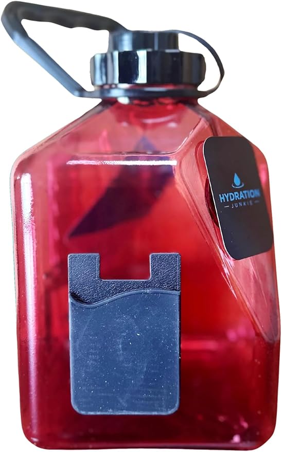 3 LITER BIG WATER BOTTLE WITH HANDLE | TRANSPORTER JUG (POWER RED)