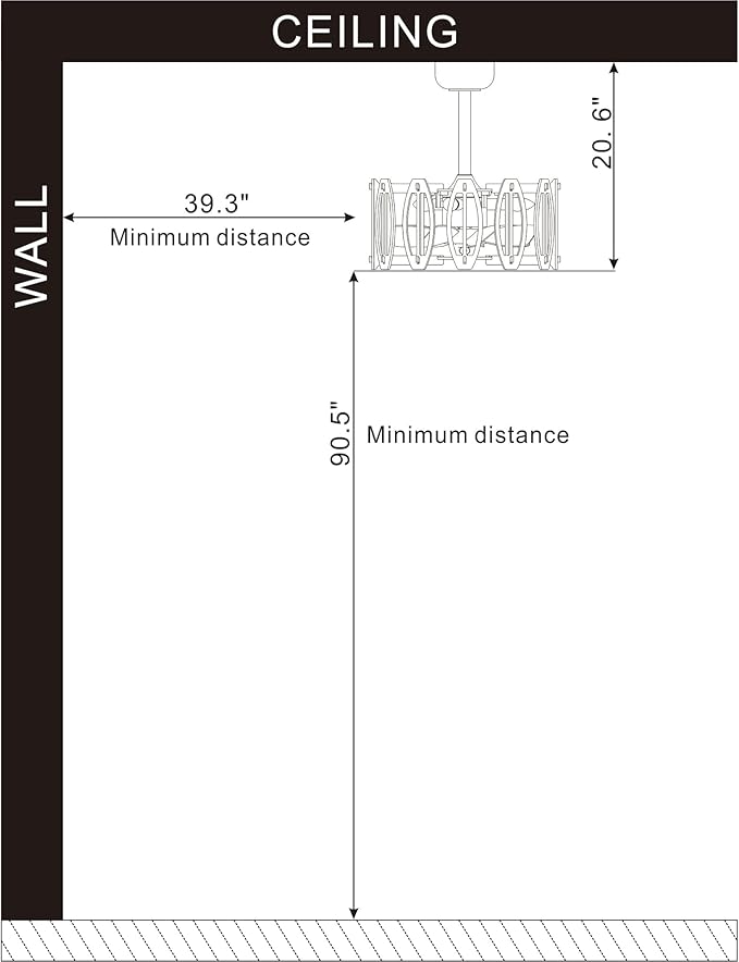 Honeykiss 17 Inch Beige Fandelier with 3 Light