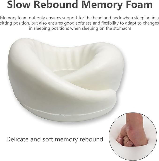 2024 New Neck Pillow, Wander Plus Travel Neck Pillow, Aircraft Memory Foam Travel Neck Pillow (Pink), OPZ-416 UPC-749799937929