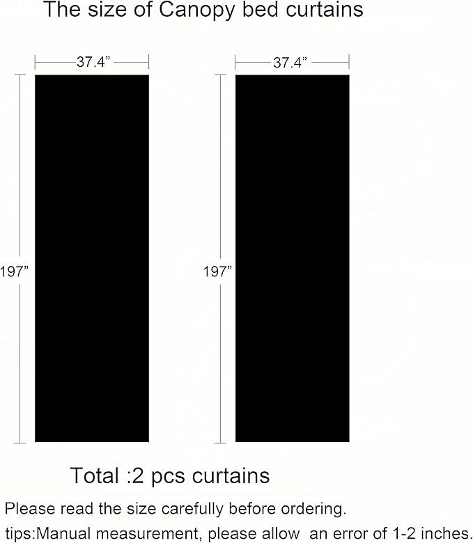 Akiky Bed Canopy Curtains for Girls Elegant Canopies Curtain Scarf with Light Great as Room Decor,Wedding decortion,Window Valance Curtain (Twin,Pink)