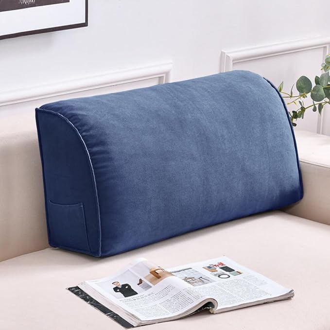 Couch Back Cushion Decorative Throw Pillows with Removable Pillowcase Sofa Waist Cushion Lumbar Support Backrest Pillow for Living Room Headboard Reading Pillow