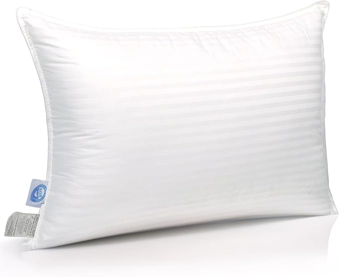 East Coast Bedding Cozy Dream Goose Feather and Down Pillows - RDS Certified, 100% Cotton Cover, Hotel Collection, Bed Sleeping, Medium Support