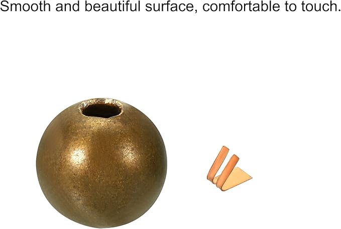 MECCANIXITY Pull Cord Tassels Window Blind Extender Chain Drop Knobs Ball Pull Ends Bronze, for Curtain Blinds Shades Light Ceiling Fan Pull Switch, Pack of 12