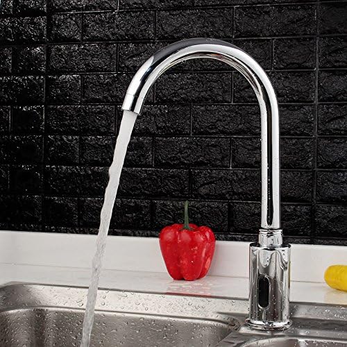 Automatic Touchless Sensor Faucet Motion Activated Kitchen Bathroom Hands Free Tap, Chrome