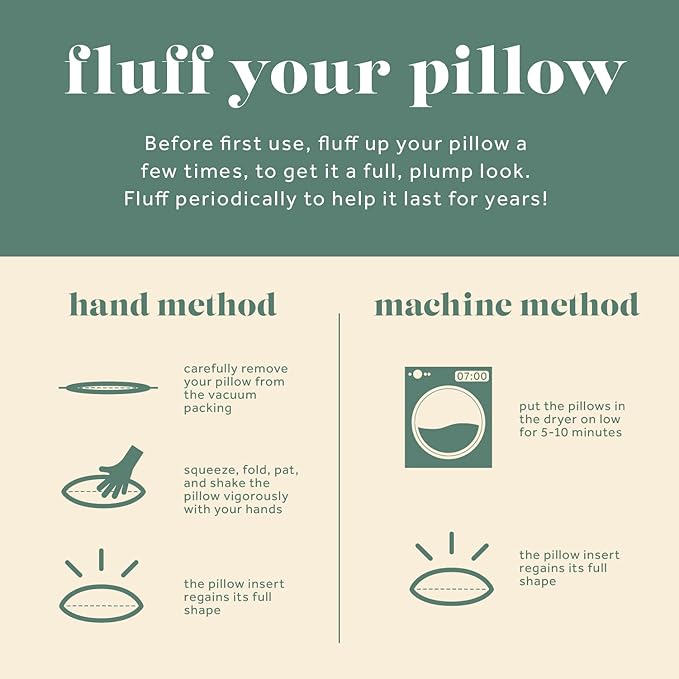 ComfyDown 50/50 Down Feather Blend ComfyDream Bed Pillow for Sleeping, Egyptian Cotton Cover, Made in USA, Queen Size (King)