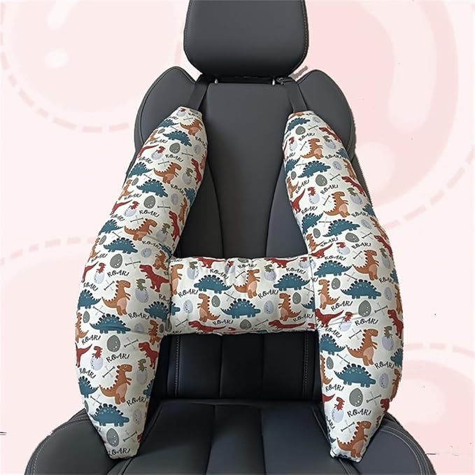 Car Travel Pillow for Kids Adults Soft Neck Pillow Head and Body Support Pillow Breathable Seat Pillow Car Aircraft Travel Pillow Neck Support Pillow Cushion for Long Journey Travel Accessories