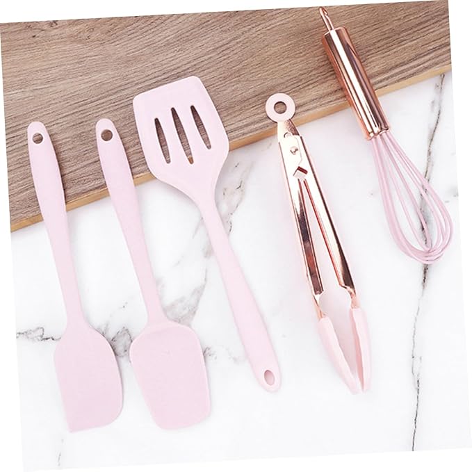 Children's Baking Tools Kids Silicone Baking Tool kids spatulas Kids Pastry Scraper Kids Utensil tools for kids kid spoons bread baking tool non stick Cutlery Set Stainless steel