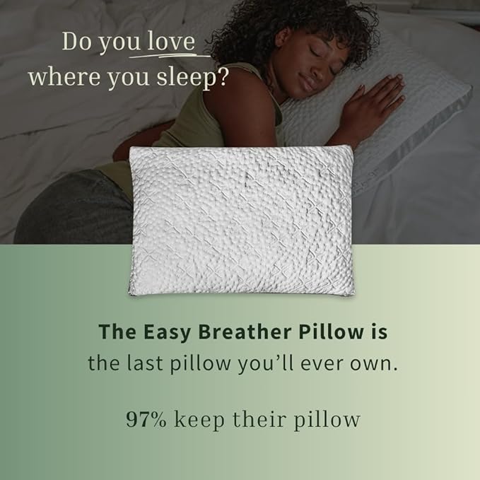 Nest Bedding Easy Breather Memory Foam Pillow Junior