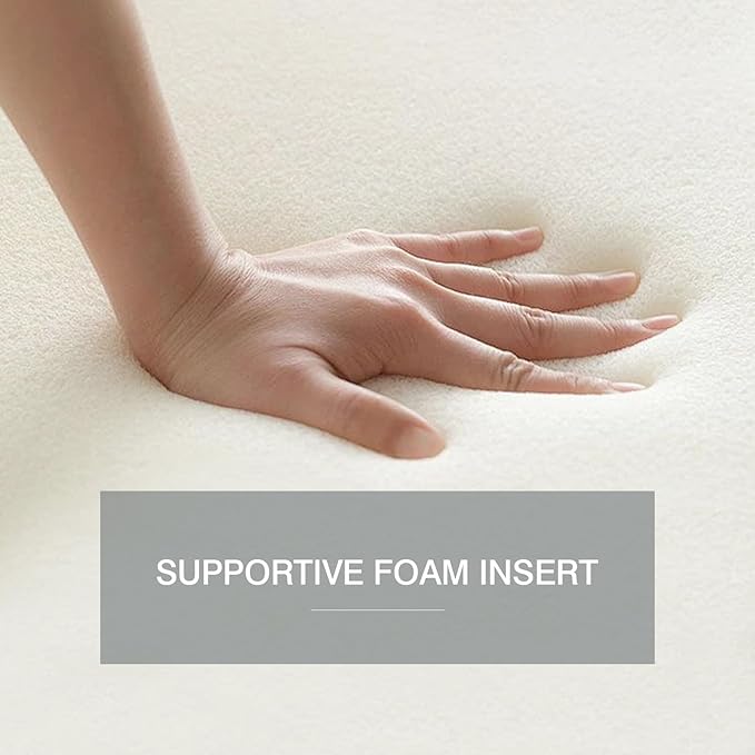 BALAPET 3-in-1 Adjustable Height Wedge Pillow, 7" Height Leg Knee Pillow for Side Sleepers & Aligns Spine, Supportive Bolster Pillow for Pregnancy Relieves Pressure Hip Leg Elevation, 22', Light Grey