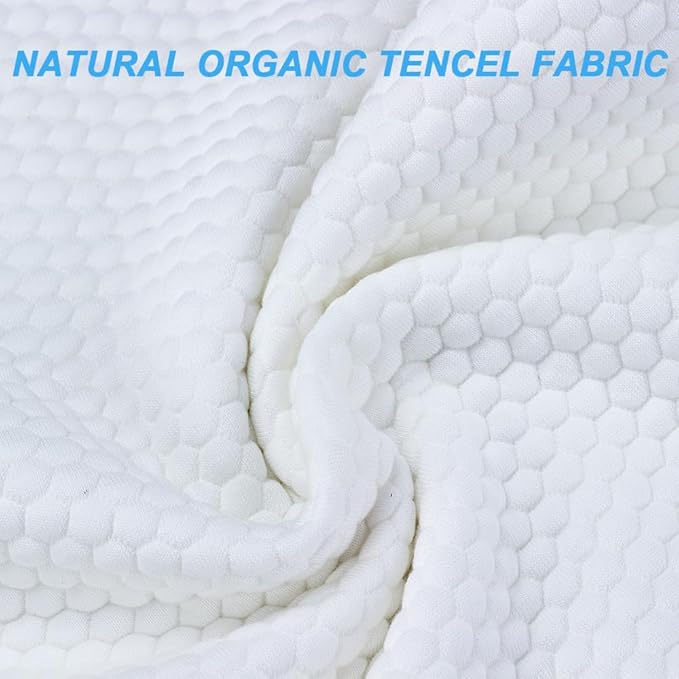 Talatex 100% Natural Premium Dunlop Latex Pillow, Medium Low Pofile Latex Firm Pillow Helps Relieve Pressure, Neck and Shoulder Pain