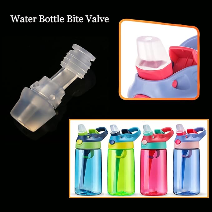 3 Pack Silicone Bite Valve Replacement for Contigo Water Bottles,Multi-Pack Water Bottle Mouthpiece Repalcement Compatible with Contigo Water Bottles Bite Valve,Without cup cap