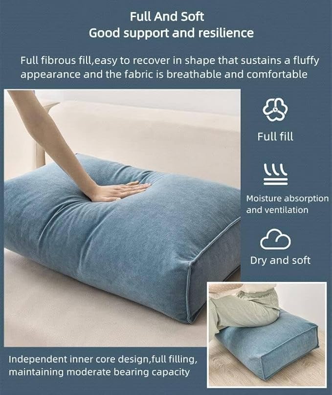 Headboaard Reading Pillow Detachable and Washable Backrest Cushion Pillow Soft and Comfortable Couch Pillows,Suitable for Courtyard Chairs,Sofas,Chairs,Bay Windows,Etc