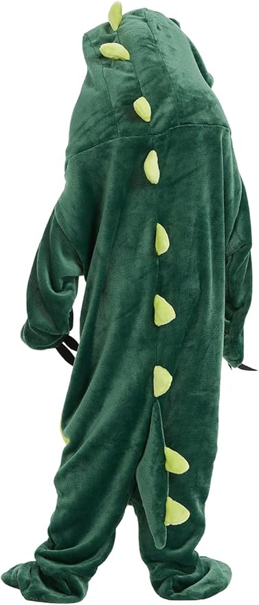 NAFLEAP Wearable Blanket Hoodie kids Shark Dinosaur Onesie Costume Sleep Bag Gifts for Girls