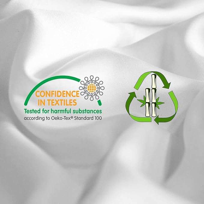 Honeydew Queen Side Pillow Case - Fits The Scrumptious and Essence Curved Pillows for Side Sleeping - Comfortable and Soft Cooling Viscose Made from Bamboo Fabric - Queen Size (Powdered Sugar White)