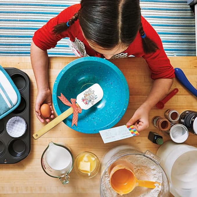 Mermaid Funny Baking Spatulas, Baking Kids Set, Baking Gift for Kids, Girls, Baking Kits for Teens Children Kids, Teens Girls